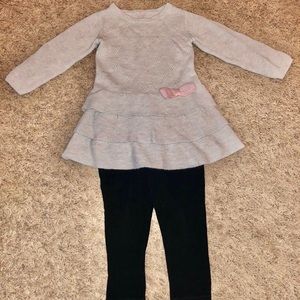 18 Months Sweater Dress and Ruffle-Butt Leggings